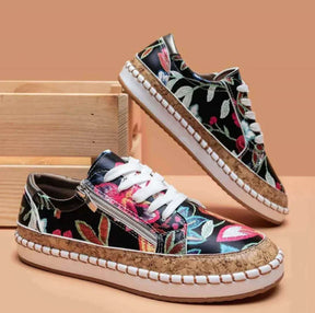 Meera | Damen Sneaker Mit Floralem Design