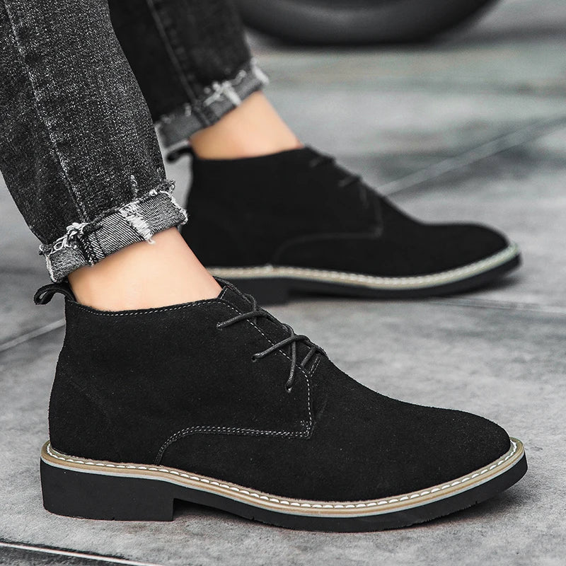 Sophie Wildlederschuhe | Unsichtbarer Absatz +6 cm