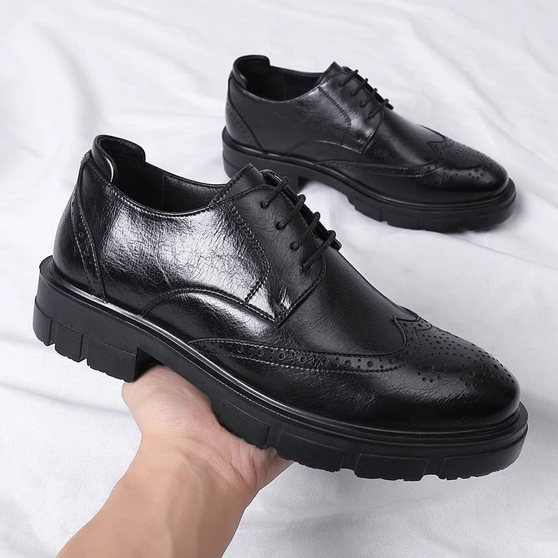 Elias Brogue Oxford | Unsichtbare Erhöhung +4 cm / +7 cm / +9 cm