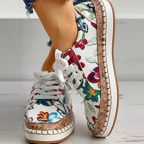 Meera | Damen Sneaker Mit Floralem Design