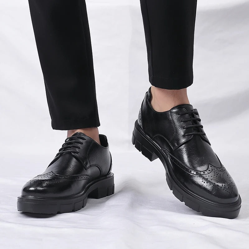 Elias Brogue Oxford | Unsichtbare Erhöhung +4 cm / +7 cm / +9 cm