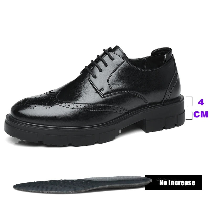 Elias Brogue Oxford | Unsichtbare Erhöhung +4 cm / +7 cm / +9 cm