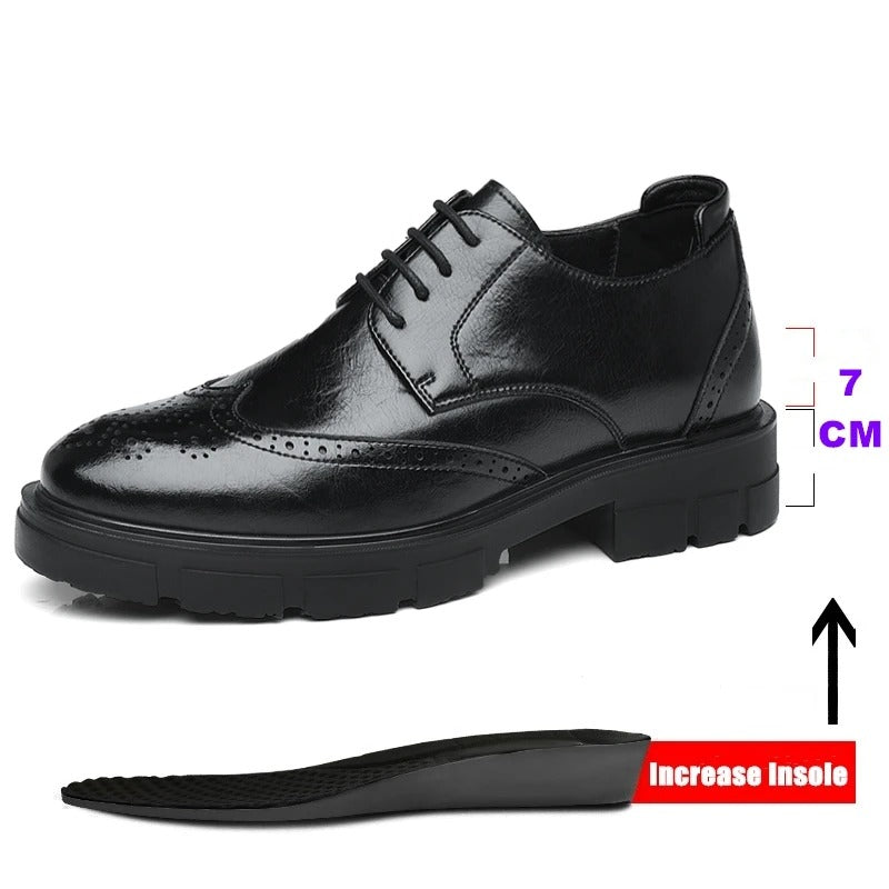 Elias Brogue Oxford | Unsichtbare Erhöhung +4 cm / +7 cm / +9 cm