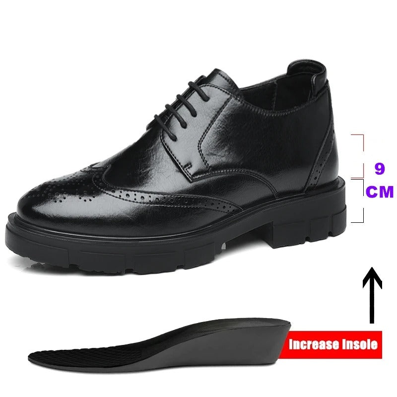 Elias Brogue Oxford | Unsichtbare Erhöhung +4 cm / +7 cm / +9 cm