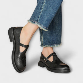 Damen T-Riemchen-Ballerinas | Elegant & Bequem