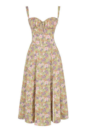 Kiana | Elegantes Korsett Midikleid für Feminine Silhouette