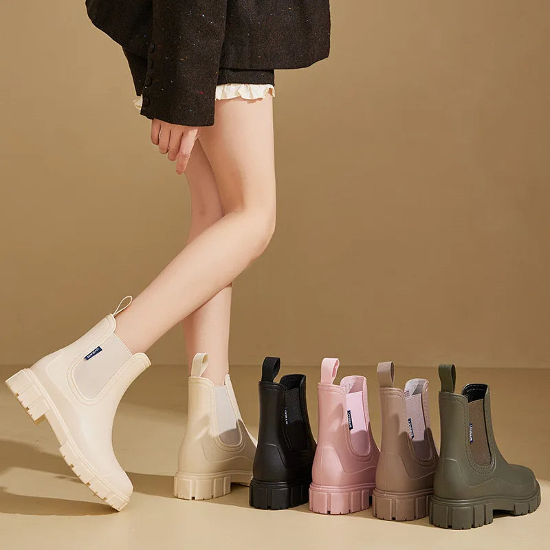 Pauline | Wasserdichte Slip-On Stiefel