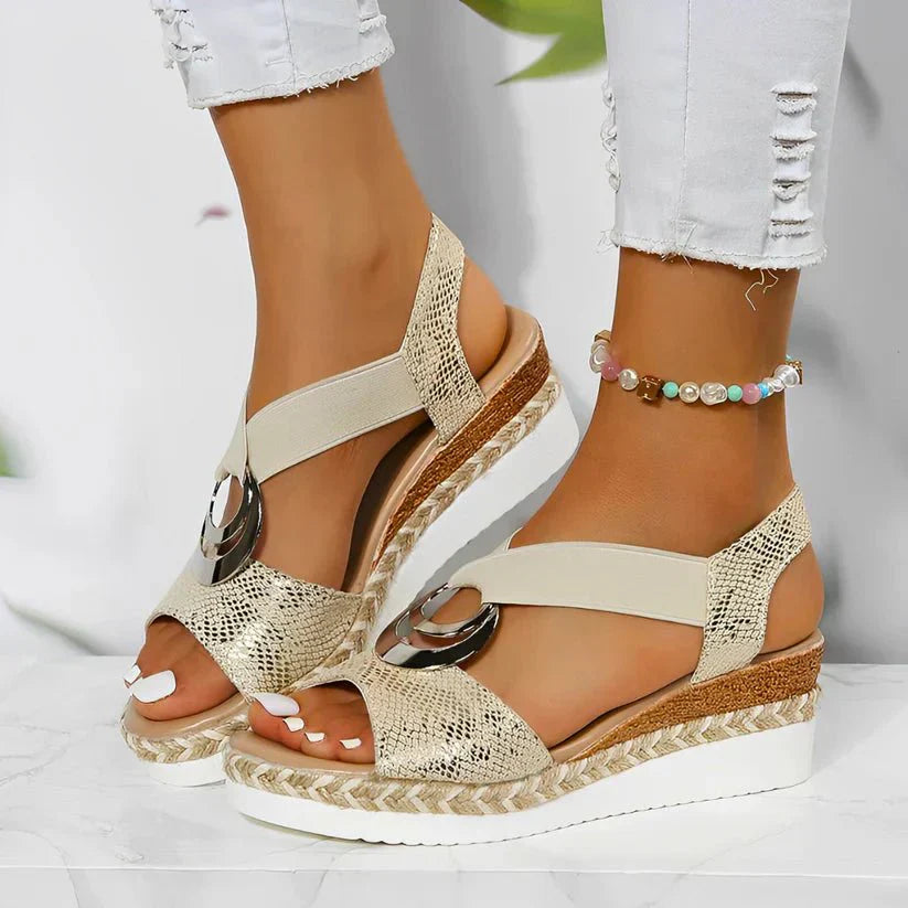Isabella | Keilabsatz-Sandalen