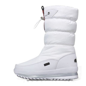 Hochwertige Damen-Schneestiefel mit Kunstfell