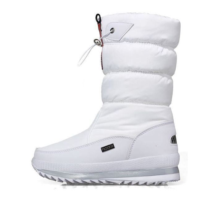 Hochwertige Damen-Schneestiefel mit Kunstfell