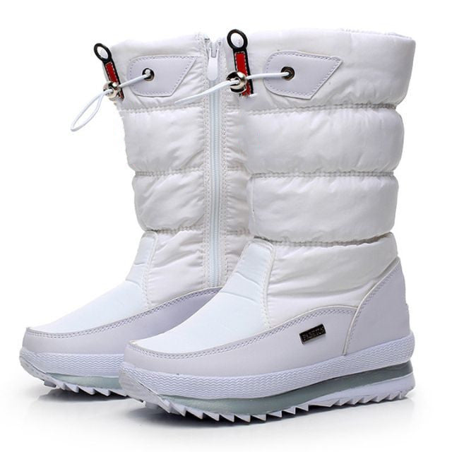 Hochwertige Damen-Schneestiefel mit Kunstfell