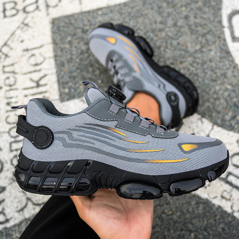 Kostenlose Lieferung – Elegante Unisex Sneakers – Rutschfeste Sicherheitsschuhe Mit Stoßdämpfenden Stollen
