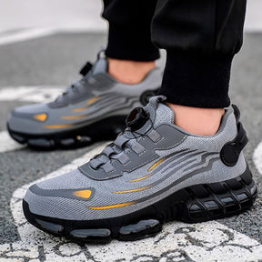 Kostenlose Lieferung – Elegante Unisex Sneakers – Rutschfeste Sicherheitsschuhe Mit Stoßdämpfenden Stollen