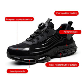 Kostenlose Lieferung – Elegante Unisex Sneakers – Rutschfeste Sicherheitsschuhe Mit Stoßdämpfenden Stollen