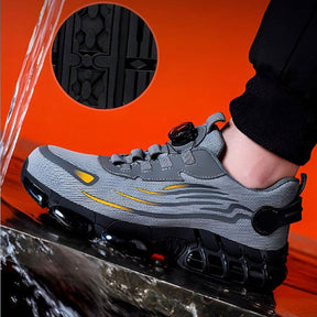 Kostenlose Lieferung – Elegante Unisex Sneakers – Rutschfeste Sicherheitsschuhe Mit Stoßdämpfenden Stollen