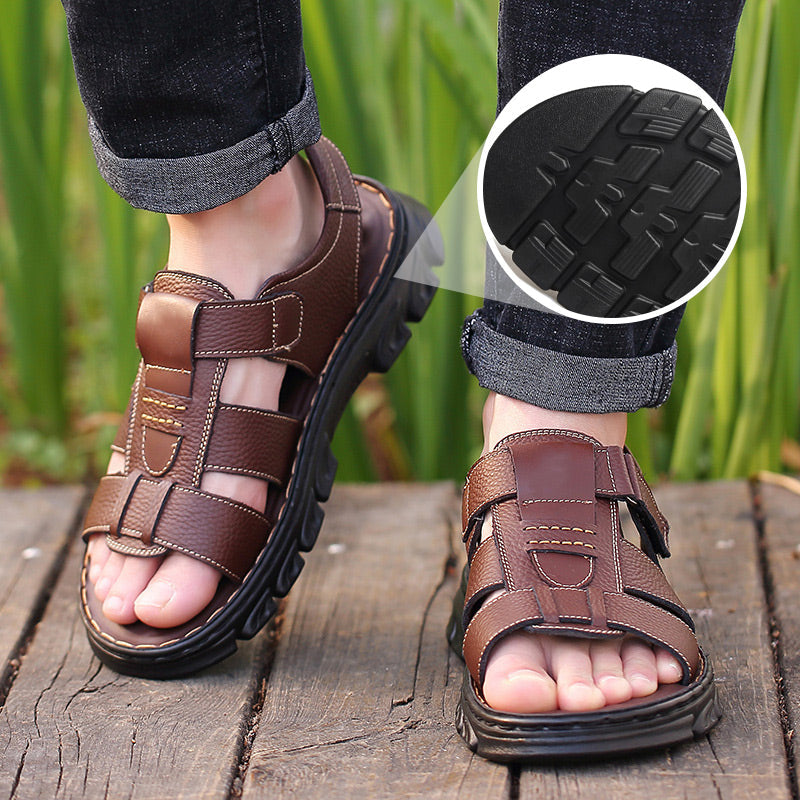 Hochwertige Herren-Ledersandalen für den Alltag