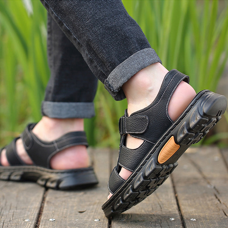 Hochwertige Herren-Ledersandalen für den Alltag