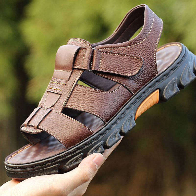 Hochwertige Herren-Ledersandalen für den Alltag