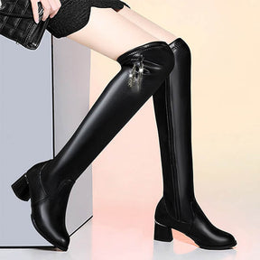 Hana | Hohe Stiefel mit Fleecefutter - Maximale Wärme & Komfort