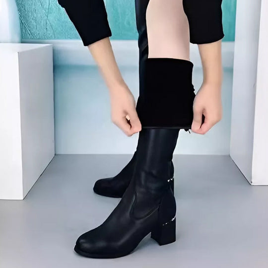 Hana | Hohe Stiefel mit Fleecefutter - Maximale Wärme & Komfort
