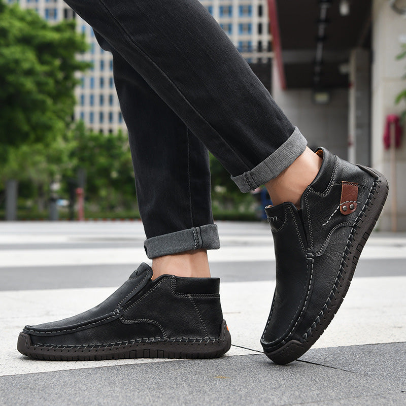Bequeme High-Top Mokassins für Herren