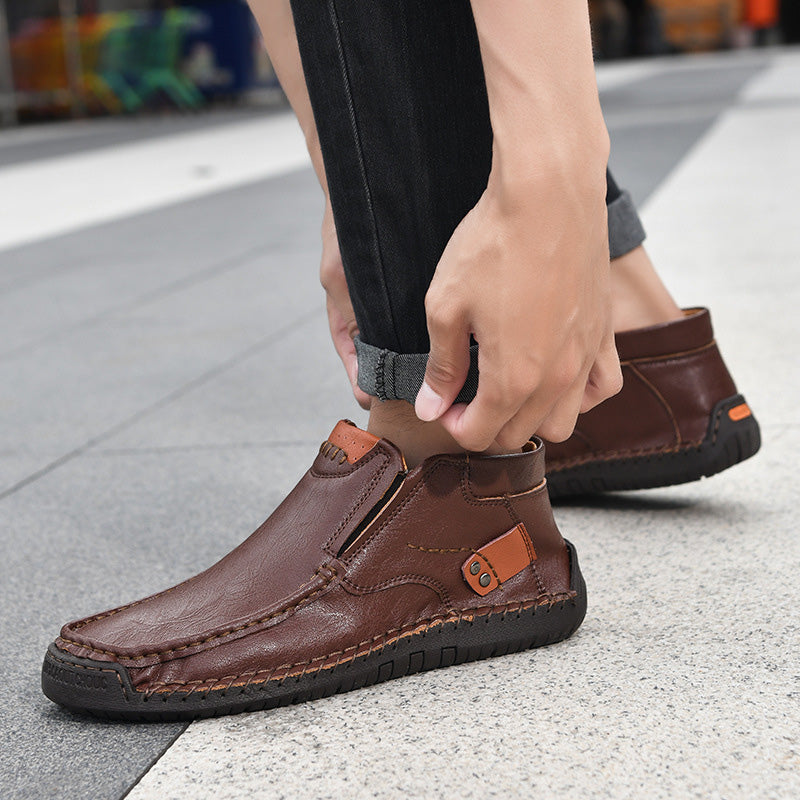 Bequeme High-Top Mokassins für Herren