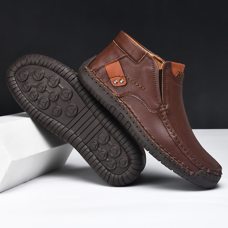 Bequeme High-Top Mokassins für Herren