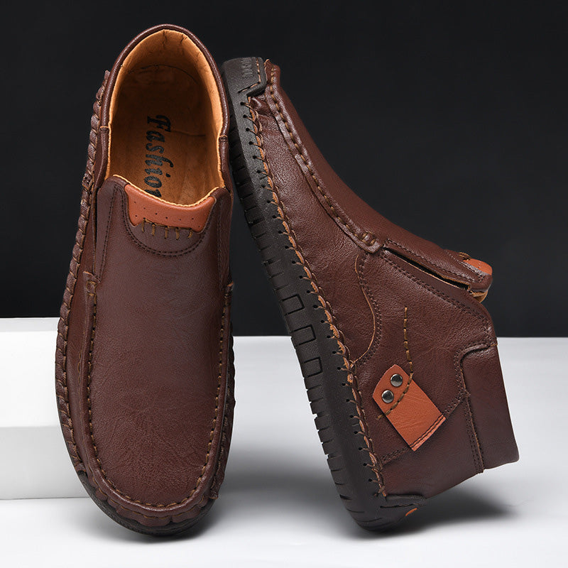 Bequeme High-Top Mokassins für Herren