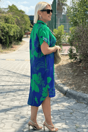 Damen Blumenkleid | Locker & Leicht